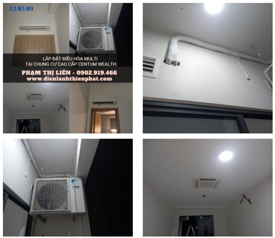 Điện tử, điện lạnh: Lắp đặt điều hòa multi cho căn hộ chung cư Thi-cong-dieu-hoa-multi-tiet-kiem-dien-tich-927x800