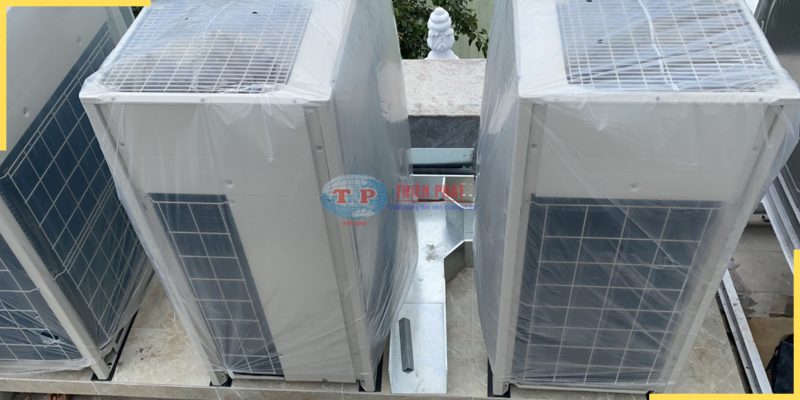 Lắp đặt máy lạnh VRV giấu trần nối ống gió tại Dinh thự Vân Trúc