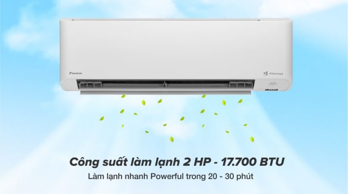 daikin inverter 2 hp ftky50wvmv Cong Nghe Lam Lanh 716x400 - Máy lạnh Daikin inverter 2.0Hp FTKY50WVMV