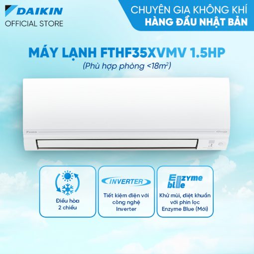 Điều Hòa Hai Chiều Daikin Inverter FTHF35XVMV- 1.5HP