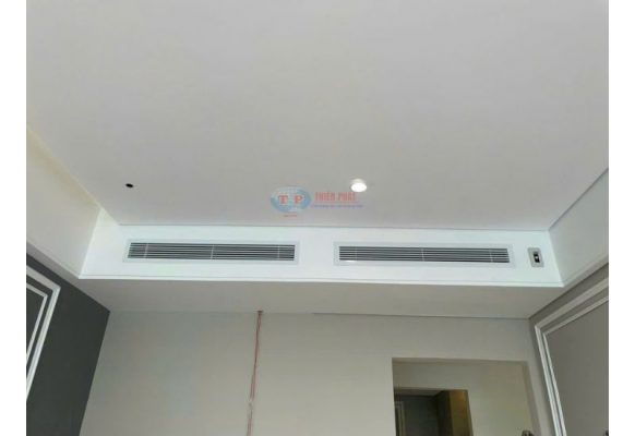 Thi công máy lạnh giấu Trần nối ống gió căn hộ Penthouses Estella