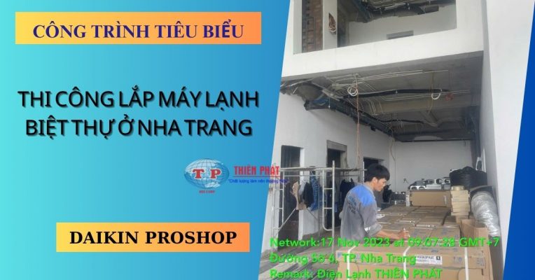 Thi Công Lắp Máy Lạnh Biệt Thự ở Nha Trang